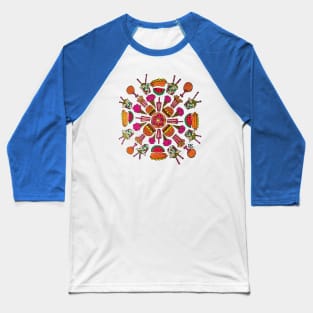 FOOD MANDALA Baseball T-Shirt